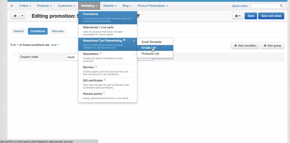 Abandoned Cart Remarketing Addon